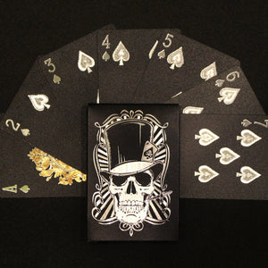 Skull Black Gold Poker