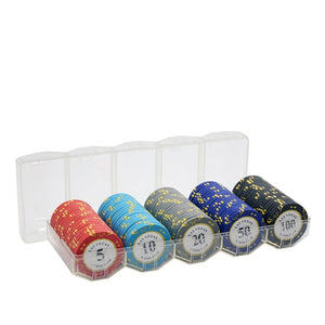 100/200Pieces Poker Chips Set With Box