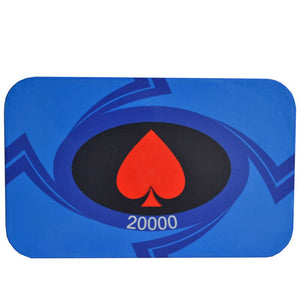 Square Peach heart Texas Hold'em Casino Ceramic Poker Chips