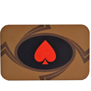 Square Peach heart Casino Ceramic Poker Chips Set