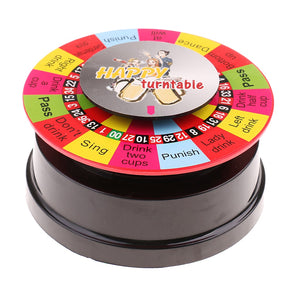 Electric Turntable Drinking Roulette Wheel