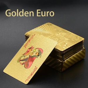 Golden Playing Cards Deck