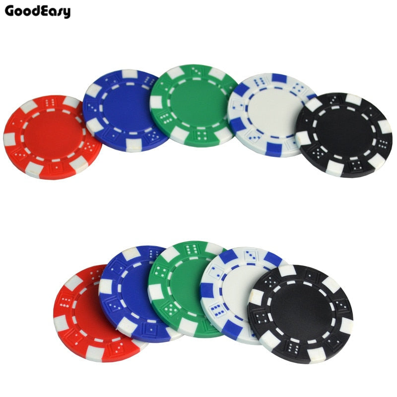 300 PCS Poker Chip Set Texas Hold'Em Dice Poker Chips- Casino Quality  Clay Chips