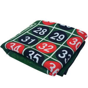 Square Green Roulette Black Jack Poker Table Mat