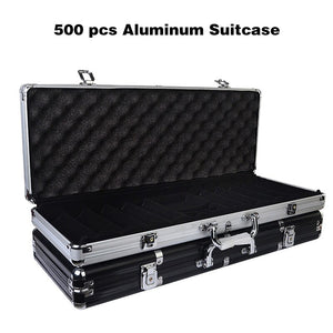 High Quality 500pcs Capacity Poker Chip Suitcase
