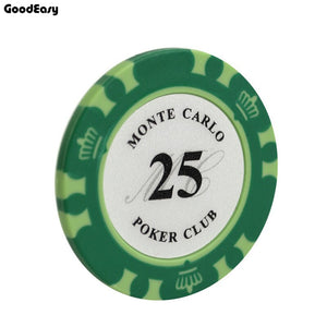 Multi-colors 14g Casino Baccarat Clay Poker Chip