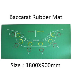 Baccarat Rubber Texas Hold'em Casino Poker Tablecloth