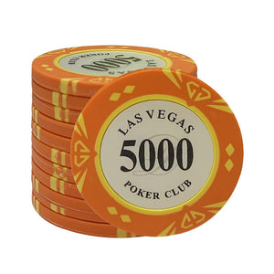Las Vegas Clay Chips Casino Texas Poker Chip Set