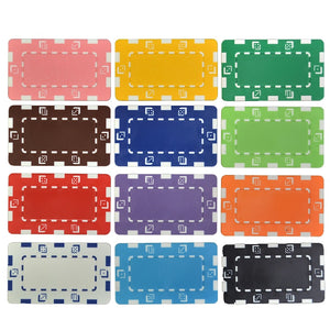 ABS Square Texas Hold'em Poker Chips Set