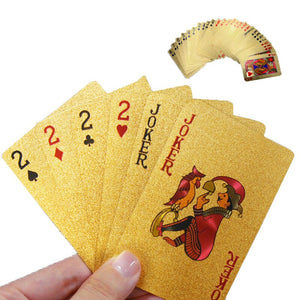 Golden Playing Cards Deck