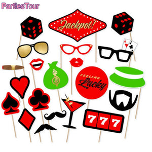 Las Vegas Casino Photo Booth Props Poker Party
