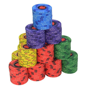 New EPT Ceramic Texas Poker Chips