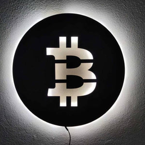 Bitcoin Decorative Led Wall Light