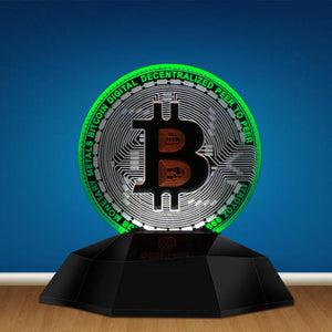 Monetary Metal Bitcoin 3D Line Table Lamp