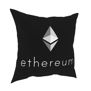 Ethereum Logo Square Pillow Cover