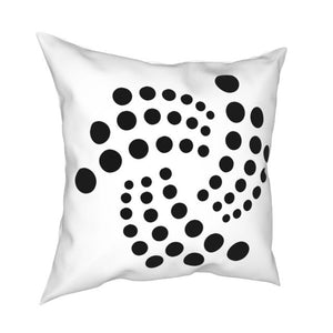 IOTA Blockchain Square Pillow Cover