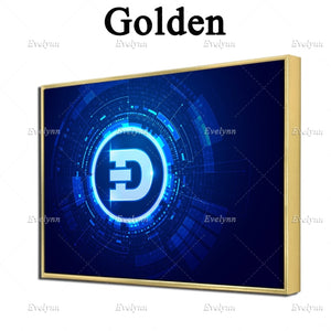 Doge Crypto Digital Currency Wall Art