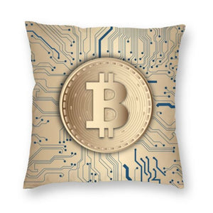 Bitcoin CPU Circuit Board Cushion Cover