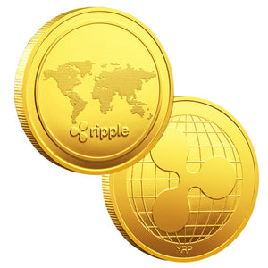Ripple Coin Gold with Coin Box