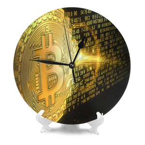 Bitcoin Logo 485 Watches Wall Clock Wall