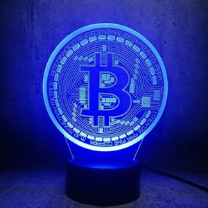 3D Led Bitcoin/Dogecoin Night Light